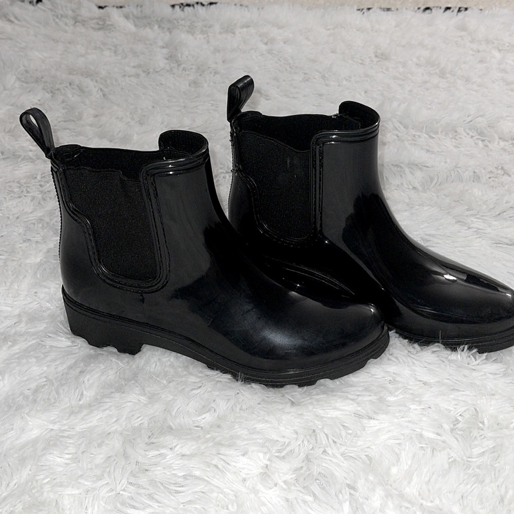 Capelli of New York, Black Ankle Boots, Size:10